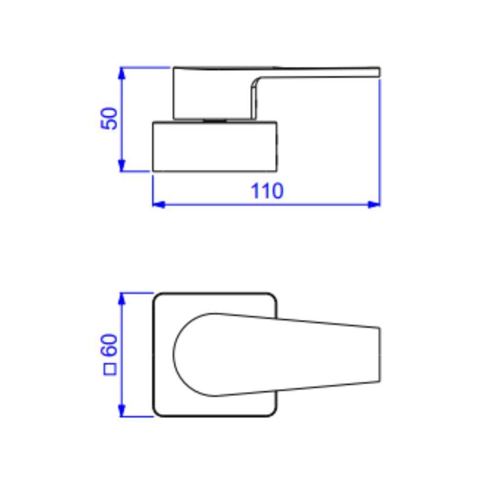 Acabamento De Registro 1/2'', 3/4'' E 1'' Level Deca Cromado - 2