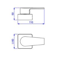 Acabamento De Registro 1/2'', 3/4'' E 1'' Level Deca Cromado