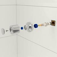 Kit Fácil Blukit Salva Registro De Pressão 9 Em 1 Com Acabamento - 2