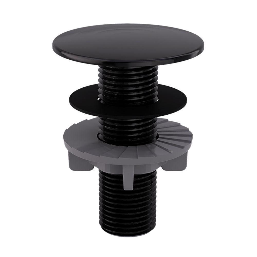 Acabamento Plug Blukit Preto Para Bidês E Lavatórios - 2