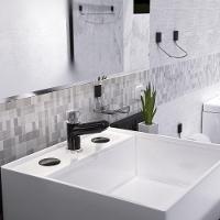 Acabamento Plug Blukit Preto Para Bidês E Lavatórios - 3