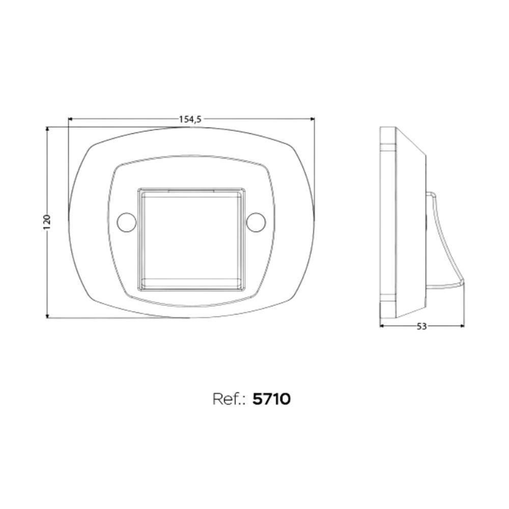 Acabamento Censi Para Válvula De Descarga Clássica Docol Cromado Cromado - 2
