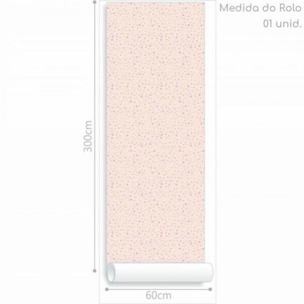 Papel De Parede Infantil Bolinhas Lilás - 3