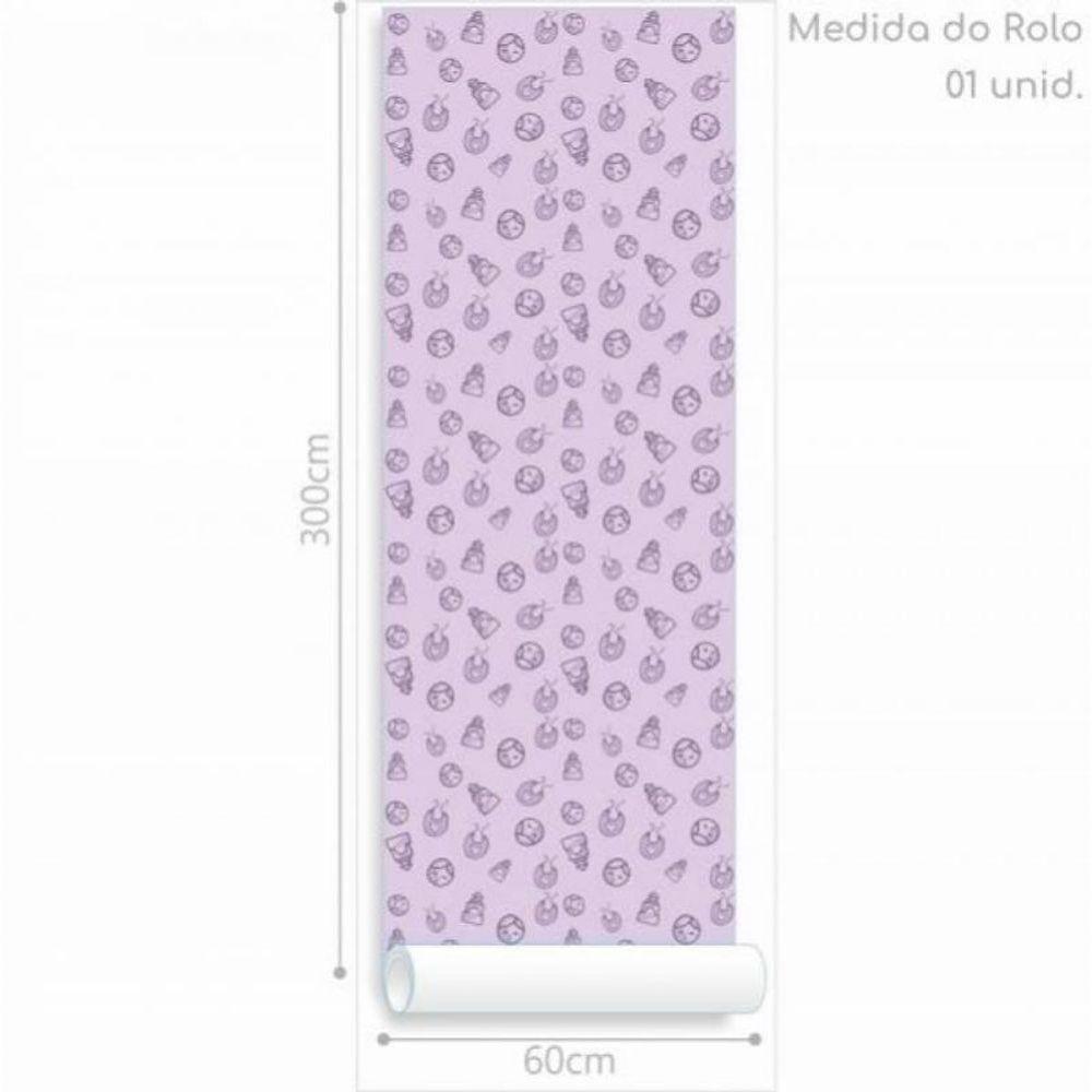 Papel De Parede Infantil Baby Rosa - 3