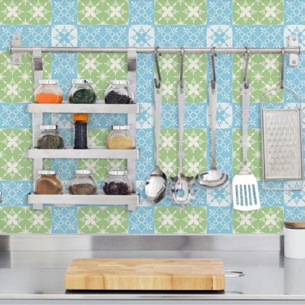 Papel De Parede Infantil Azuleijo Português Faro - 1