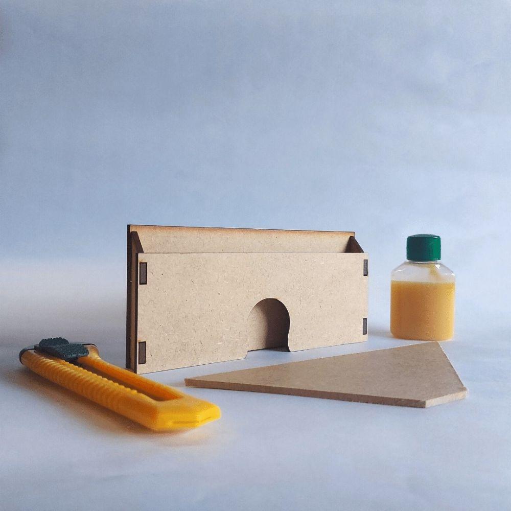 Kit Instalação Gabarito E Cola P/ Rodapé Eva Até 10Cm Meurodapé - 3