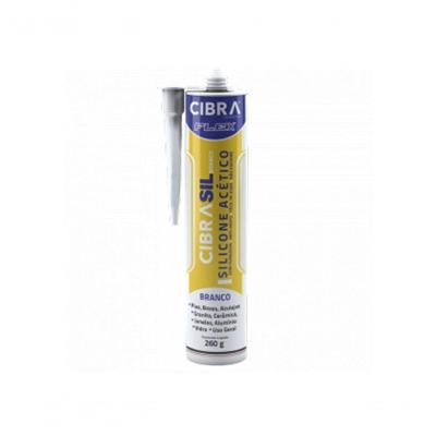 Silicone Cibra Acetico Branco 260G Blister
