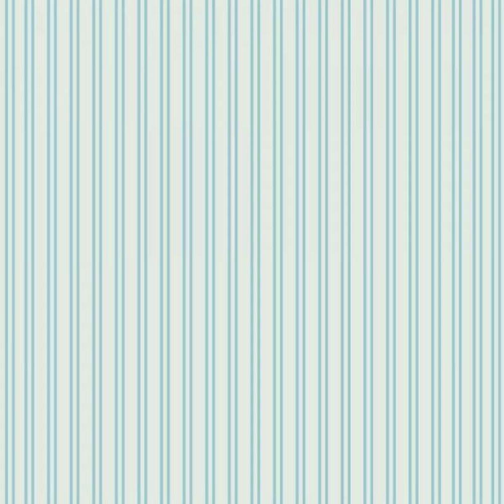 Papel De Parede Infantil Listrados Azul - 4