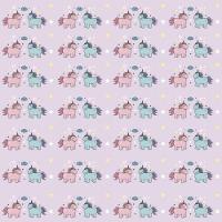 Papel De Parede Infantil Casal Unicórnio - 4