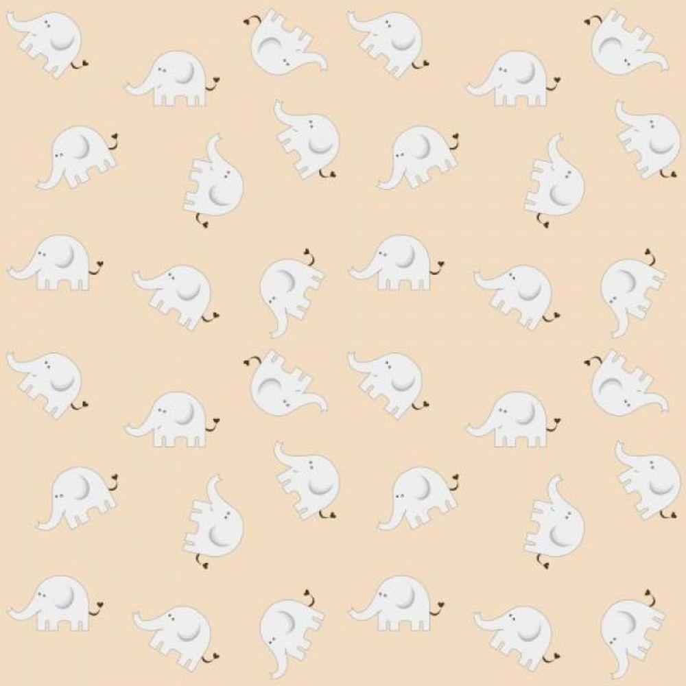 Papel De Parede Infantil Elefante Baby - 4