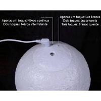 Umidificador Purificador Aromatizador Luminária Abajur 880ml - 3