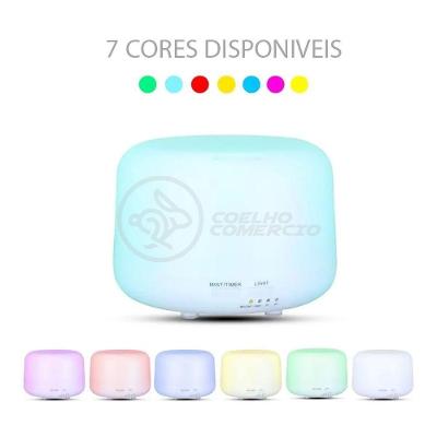 Aromatizador Umidificador Difusor Eletrônico 500ml