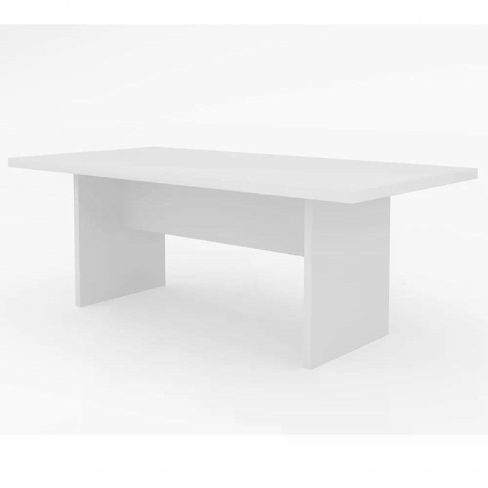 Mesa Reunião Para Escritório 200x100 Cm Me4119 Branco - 1