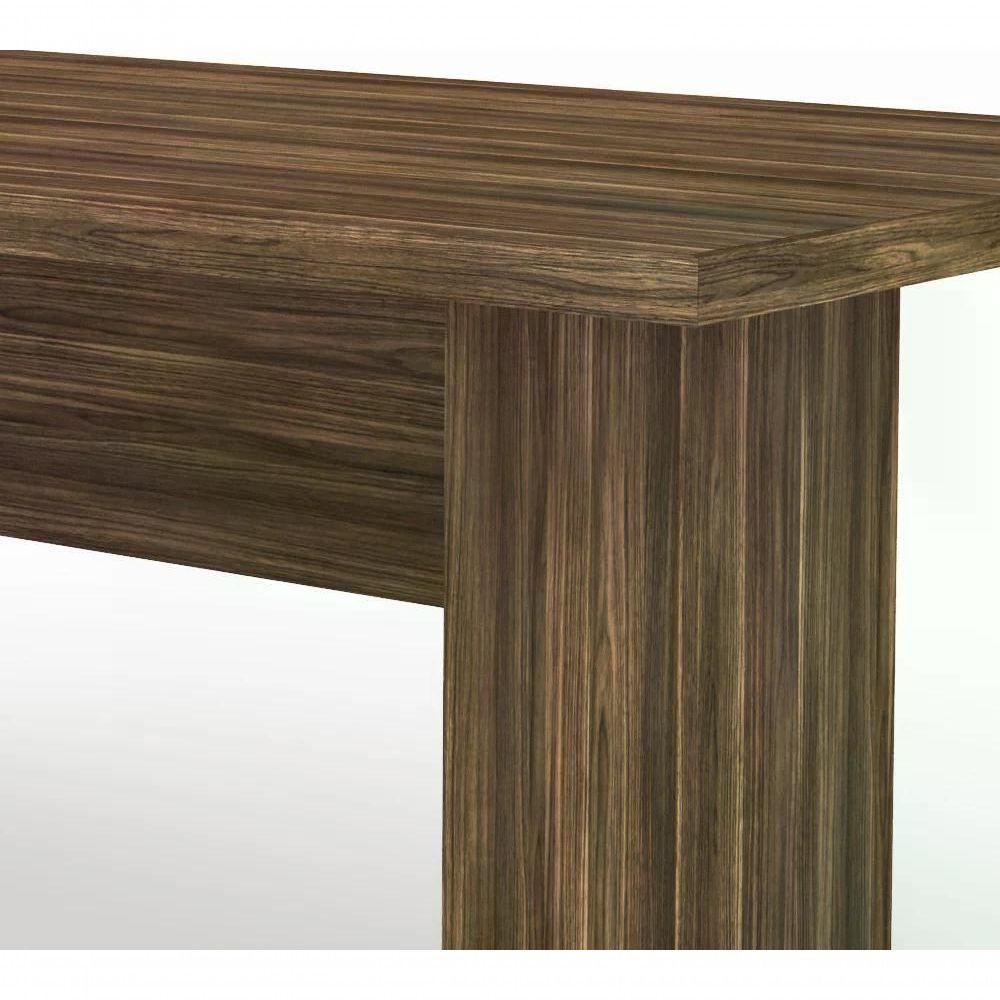 Mesa Reunião Para Escritório 200x100 Cm Me4119 Nogal Nogal - 4