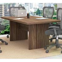 Mesa Reunião Para Escritório 200x100 Cm Me4119 Nogal Nogal - 6
