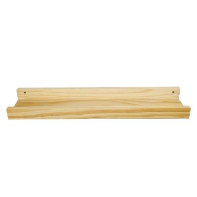 Prateleira Quadros 6X60X13 em Madeira de Pinus Cor NATURAL