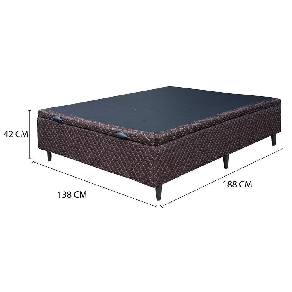 Base Box Baú Para Colchão Casal Umaflex Thor 188cm X 138cm - 3