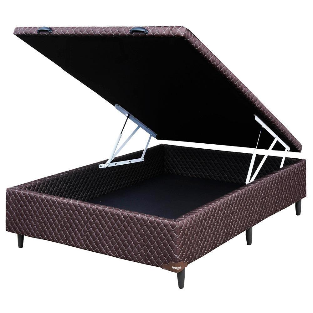 Base Box Baú Para Colchão Casal Umaflex Thor 188cm X 138cm - 9