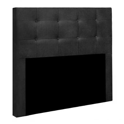 Cabeceira Casal Cama Box 140x129 Cm Suede Preto Sbl Preto