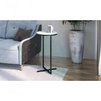 Mesa Lateral Voip Alta 24814 Linha Complementos Preto Branco - 3