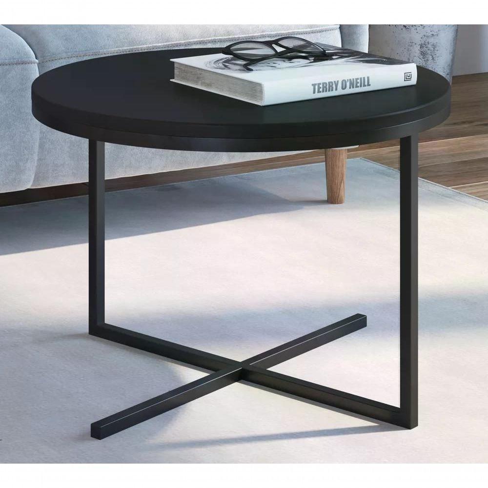 Mesa Lateral Voip Baixa 24816 Linha Complementos Preto Preto - 1