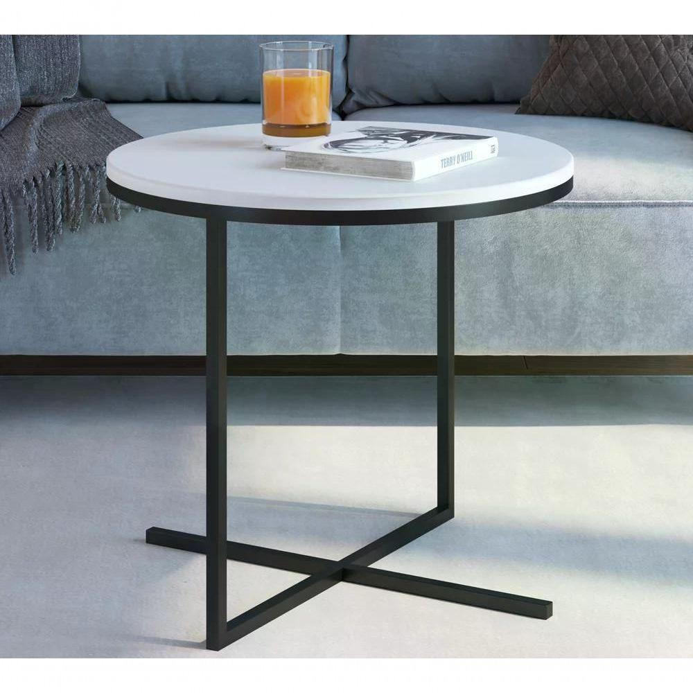 Mesa Lateral Voip Media 24815 Linha Complementos Preto Branc - 1