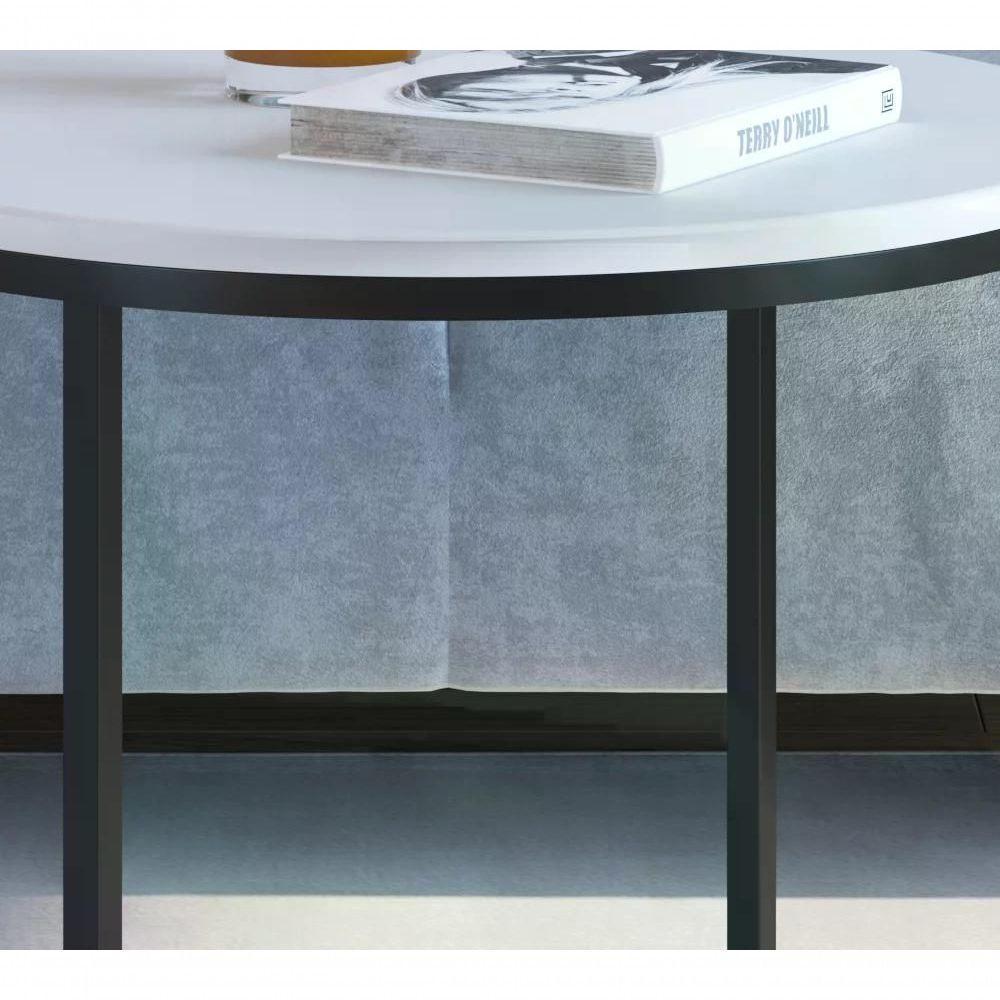 Mesa Lateral Voip Media 24815 Linha Complementos Preto Branc - 4