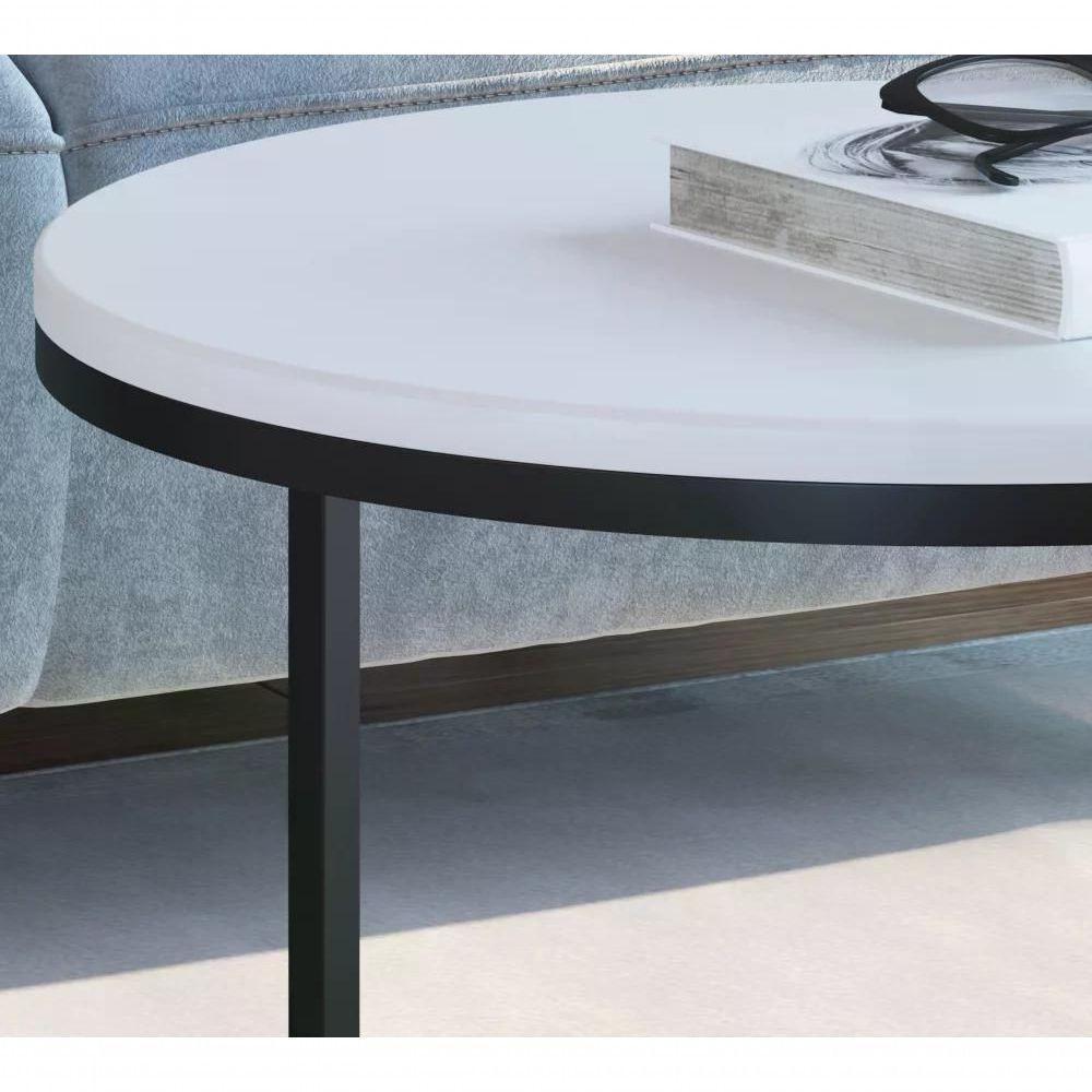 Mesa Lateral Voip Baixa 24816 Linha Complementos Preto Branc - 4