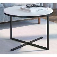 Mesa Lateral Voip Baixa 24816 Linha Complementos Preto Branc - 1