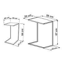 Conjunto 02 Mesas Laterais 27895 Linha Complementos Vermont - 8