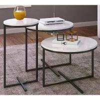 Conjunto Mesas Lateral Voip 03 Peças 24820 Linha Complemento - 1