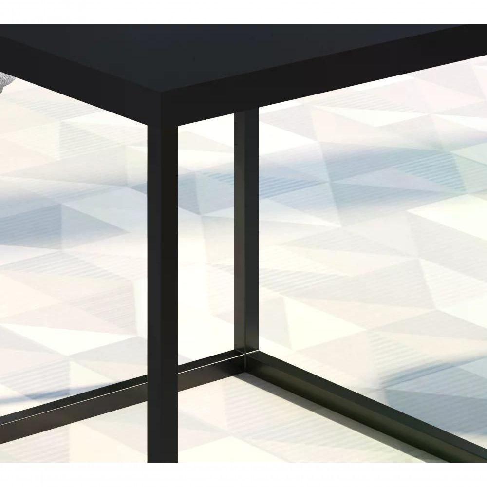 Mesa De Centro Ou Lateral Cube M 24802 Linha Complementos Pr - 5