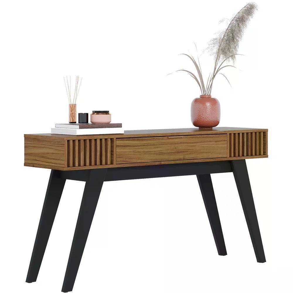 Mesa De Centro Jeri E Aparador Riveira Para Sala Noce Milano - 4