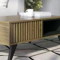 Mesa De Centro Para Sala Jeri Noce Milano Preto Clb Noce Mil - 7