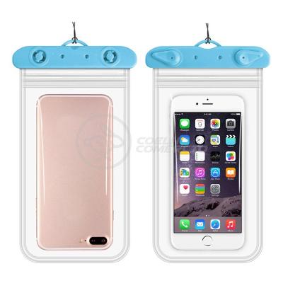 Capa Bolsa A Prova Dágua Impermeável P/ Celular Azul