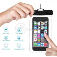 Capa Bolsa A Prova Dágua Impermeável P/ Celular Preto - 1