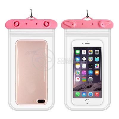 Capa Bolsa A Prova Dágua Impermeável P/ Celular Rosa