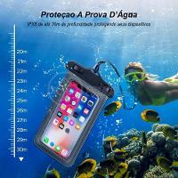Capa Bolsa A Prova Dágua Impermeável P/ Celular Rosa - 9