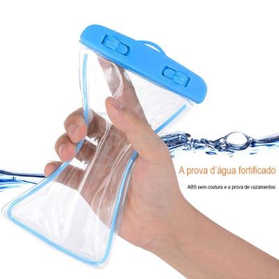 Capa Bolsa A Prova Dágua Impermeável P/ Celular Azul