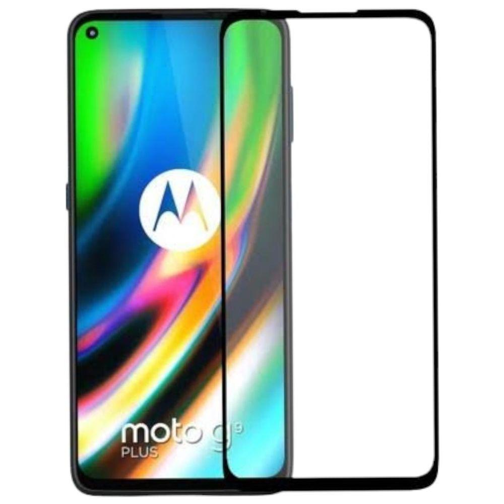 Película De Vidro 3D Para Moto G9 Plus Com Bordas Pretas - 1