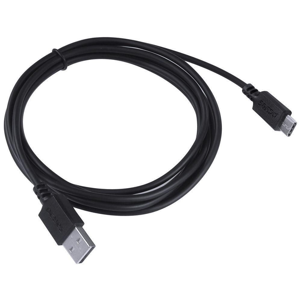 Cabo Para Celular Smartphone Usb A 2.0 Usb Tipo C 2M Preto - 4