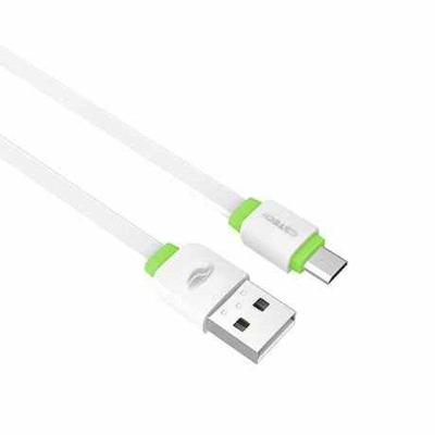 Cabo De Dados Usb V8 1m C3tech Cb 100wh Branco