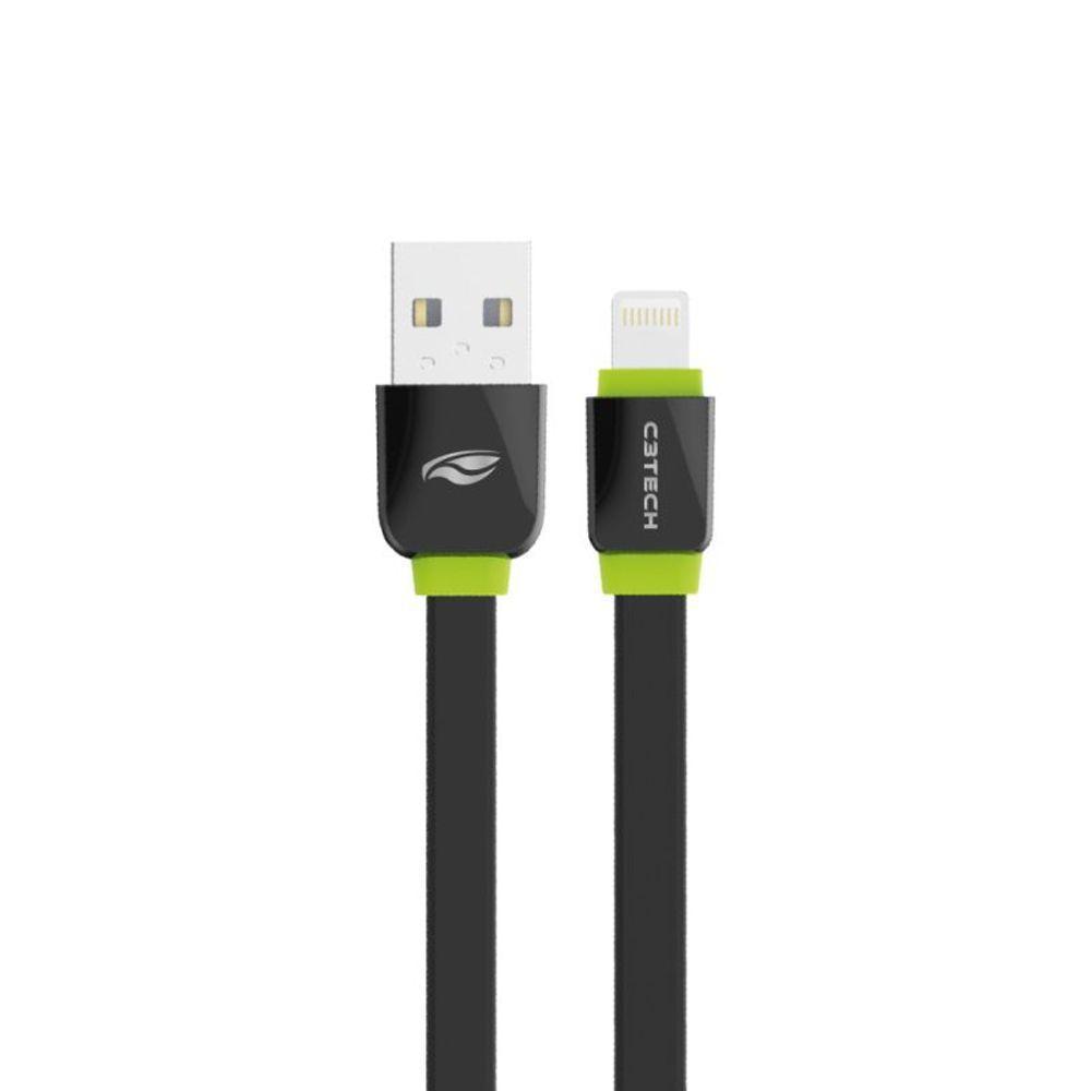 Cabo De Dados Usb Lightning 1m P Iphone C3tech Cb 110bk Pret - 2
