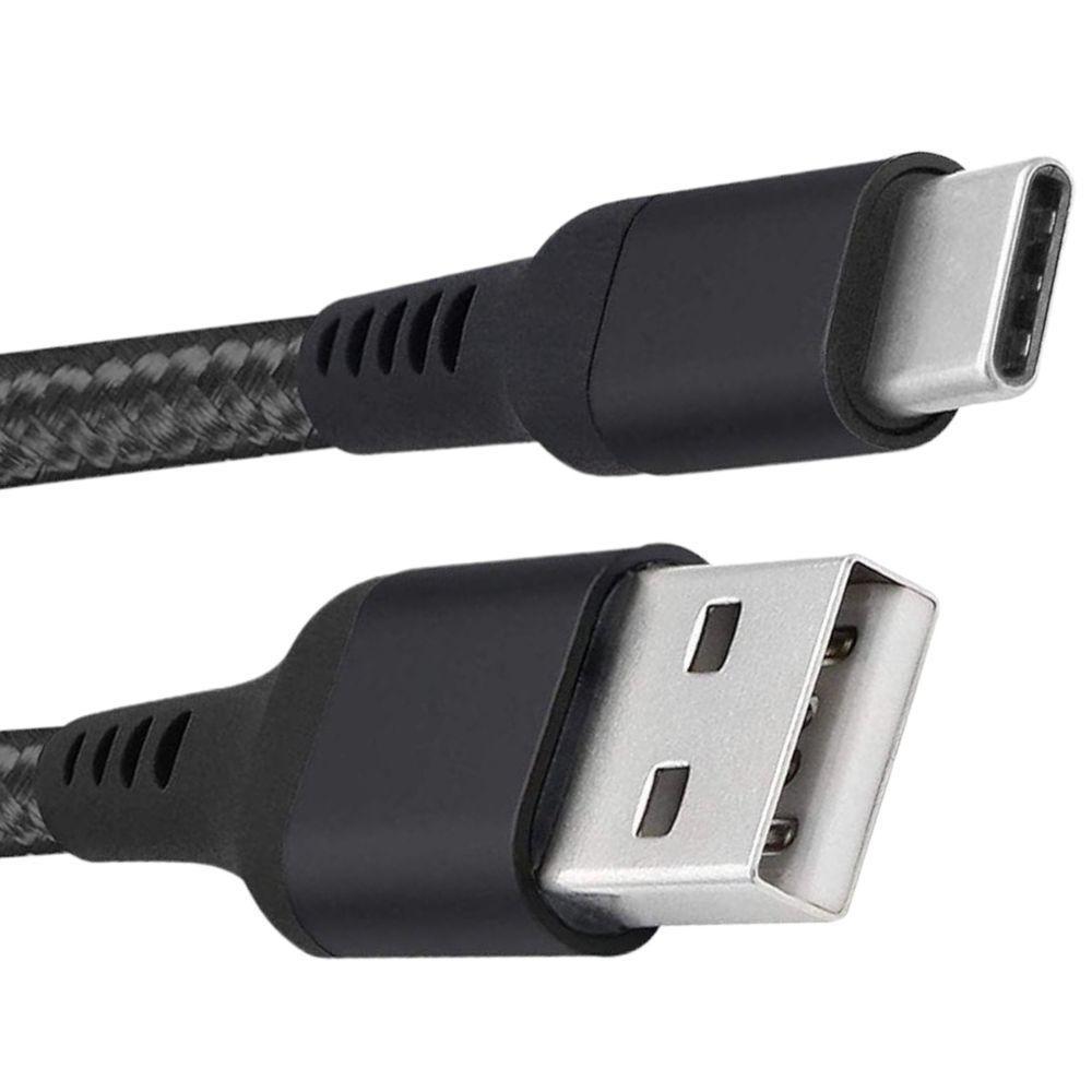 Cabo Flexível Usb Fibra Tecido Para Samsung S20 Ultra - 2