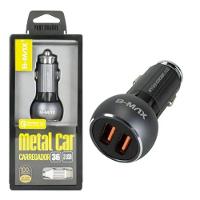 Carregador Veicular Metal Turbo 36w 2 Usb Qualcomm 3.0 - 2