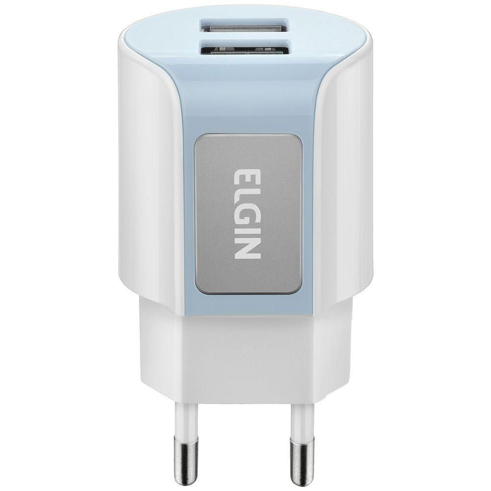 Carregador De Tomada Com 2 Saida Usb 5V 2.1A, Bivolt - 3