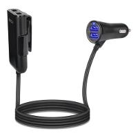 10 Carregador Extensivo Carro Automotivo Veicular 4 Usb - 1