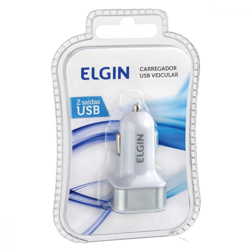 Carregador Veicular Automotivo 12V Com 2 Saídas Usb 5V 2.1A - 4