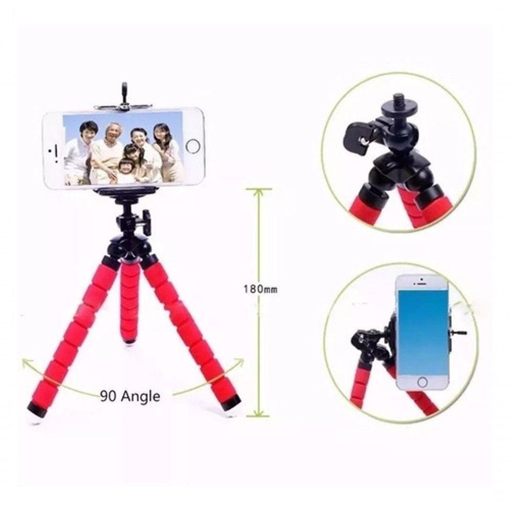 Suporte Universal Perna Flexível Celular Iphone Galaxy Foto - 4