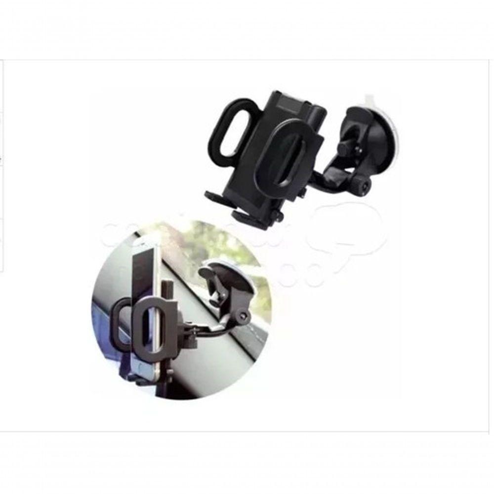 Suporte Porta Celular Gps De Carro Com Trava - Universal - 1